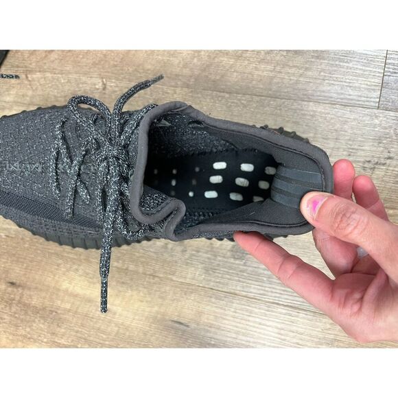 Adidas Yeezy Boost 350 V2 Static Black Reflective FU9007 Shoes Men's 9 *READ - Picture 3 of 10